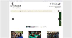 Desktop Screenshot of firstbaptistcumming.org